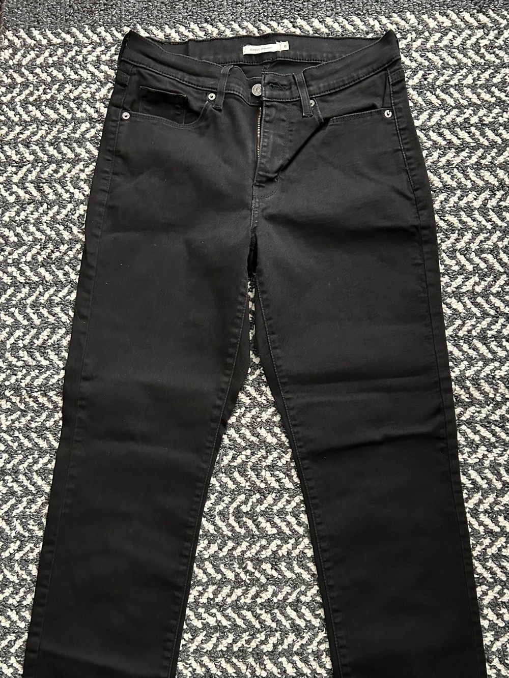 Levi Strauss Classic Black Slim Jeans